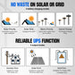 2340W 48V (12x Bifacial 195W) Complete MPPT Off Grid Solar Kit