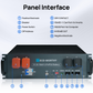 ECO-WORTHY 48V(51.2V) 50Ah Server Rack Battery,2.56kWh Lithium Battery,3U Size,With Bluetooth & Wifi